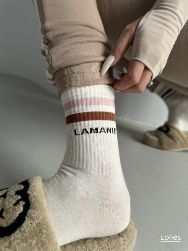 Ponožky PRIVATE ecru - Barva: Ecru, Velikost: ONESIZE