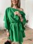 Šaty Mirell zelené - Barva: Zelená, Velikost: ONESIZE