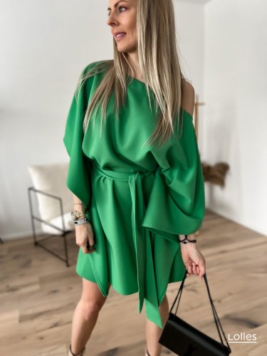 Šaty Mirell zelené - Barva: Zelená, Velikost: ONESIZE